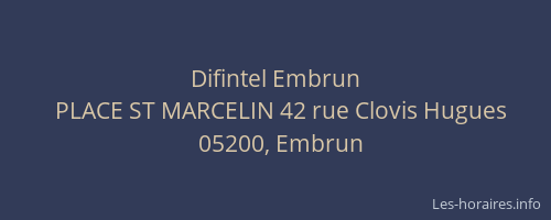 Difintel Embrun