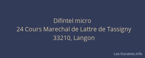 Difintel micro