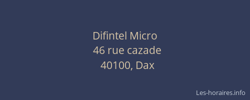 Difintel Micro