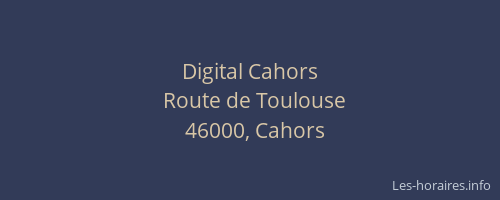 Digital Cahors