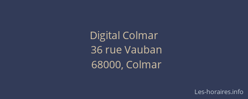 Digital Colmar