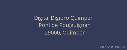 Digital Digipro Quimper