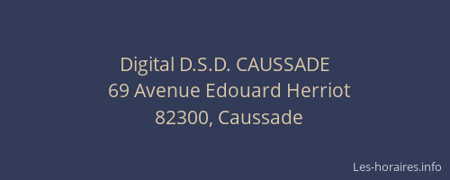 Digital D.S.D. CAUSSADE