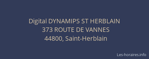 Digital DYNAMIPS ST HERBLAIN