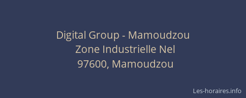 Digital Group - Mamoudzou