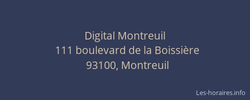 Digital Montreuil