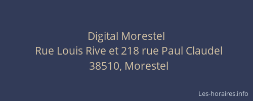 Digital Morestel
