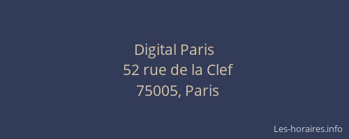 Digital Paris