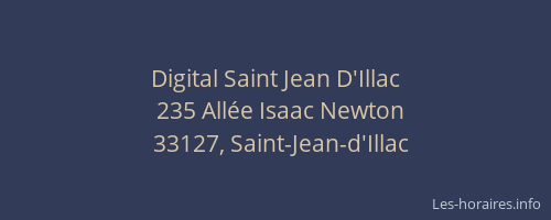 Digital Saint Jean D'Illac