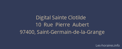 Digital Sainte Clotilde