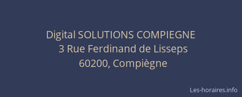 Digital SOLUTIONS COMPIEGNE