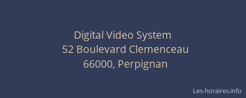 Digital Video System