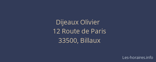 Dijeaux Olivier