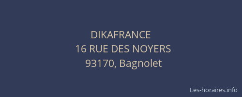 DIKAFRANCE