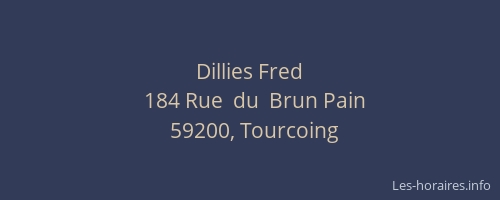 Dillies Fred