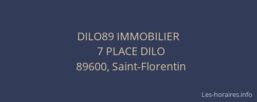 DILO89 IMMOBILIER