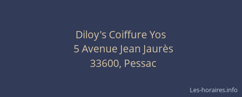 Diloy's Coiffure Yos