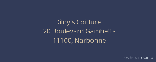 Diloy's Coiffure
