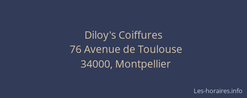 Diloy's Coiffures