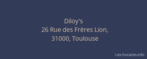 Diloy's