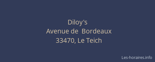 Diloy's