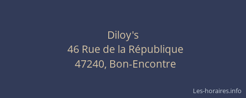 Diloy's