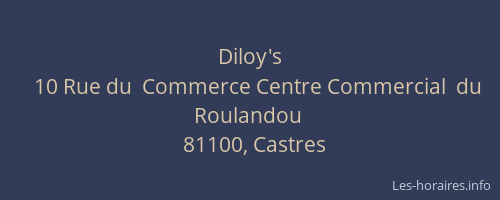 Diloy's