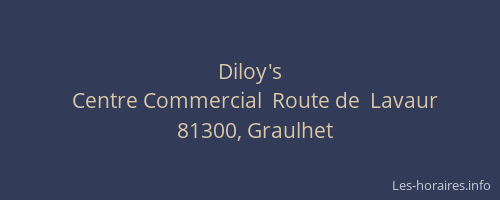 Diloy's