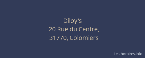 Diloy's