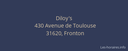 Diloy's