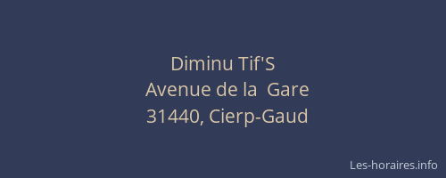 Diminu Tif'S
