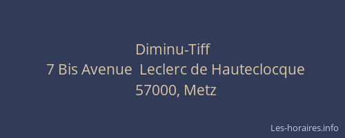 Diminu-Tiff