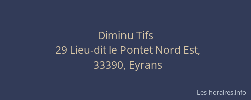 Diminu Tifs