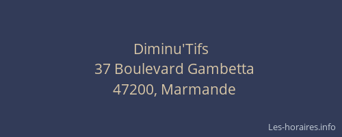Diminu'Tifs