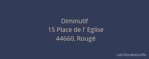 Diminutif
