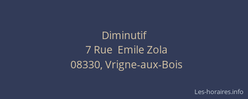Diminutif