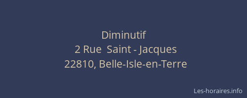 Diminutif