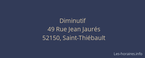 Diminutif