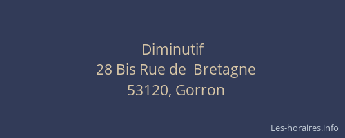 Diminutif