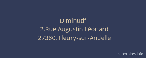 Diminutif