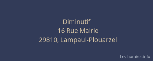 Diminutif