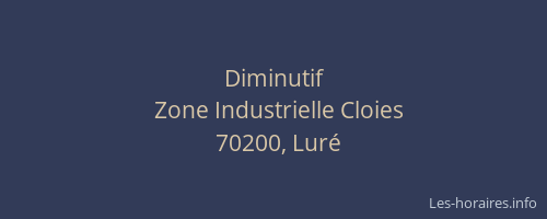 Diminutif