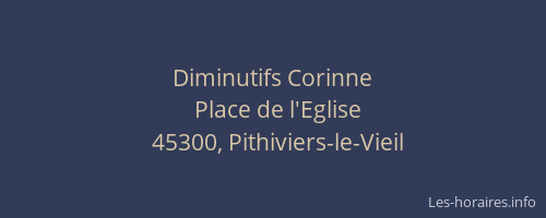 Diminutifs Corinne