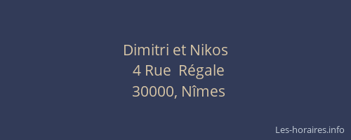 Dimitri et Nikos