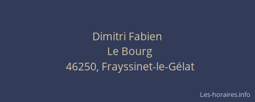 Dimitri Fabien