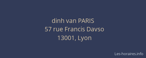 dinh van PARIS
