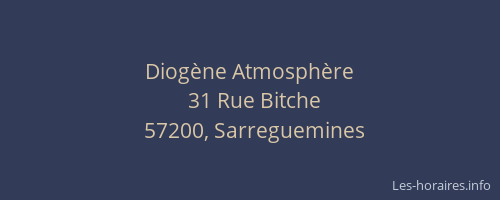 Diog&egrave;ne Atmosph&egrave;re