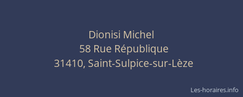 Dionisi Michel