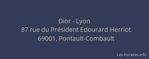 Dior - Lyon