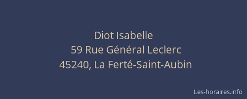 Diot Isabelle